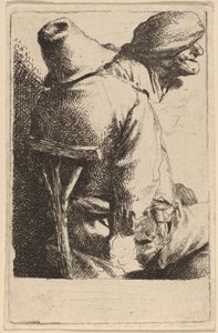 The Seated Peasant and His Wife by Cornelis Pietersz Bega