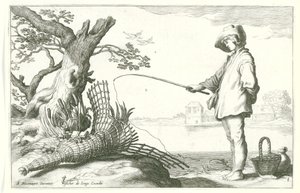 The Young Fisherman by Cornelis Bloemaert (II) (possibly)