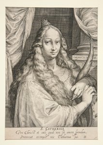 Saint Catherine of Alexandria by Cornelis Boel