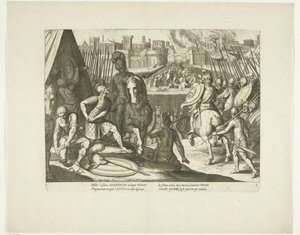 Conquest of Rome, 1527 (Scenes from the Life of Charles V) by Cornelis Boel