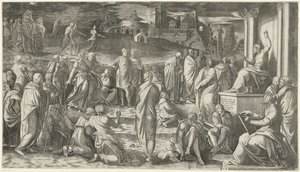 Christ Preaching to the People