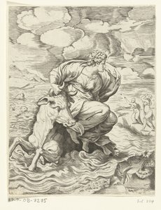 Jupiter and Europa (series title: The Love Adventures of Jupiter) by Cornelis Bos