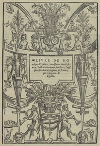 Livre de Moresques, Title Page Recto by Cornelis Bos