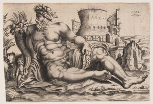 The River Nile by Cornelis Bos