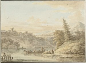 River Landscape by Cornelis Buys