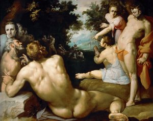 The Baptism of Christ by Cornelis Cornelisz. Haarlem van