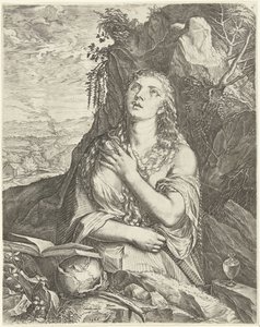 The Penitent Mary Magdalene by Cornelis Cort