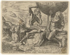 Hercules Bears the Globe for Atlas (Works of Hercules)