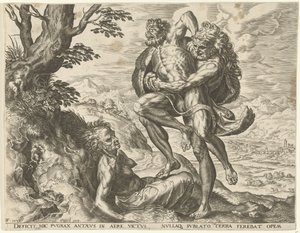 Hercules Wrestling with Antaeus