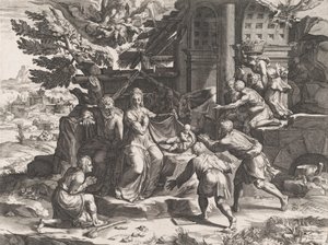 The Adoration of the Shepherds by Cornelis Cort