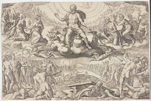 The Last Judgement by Cornelis Cort