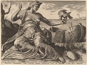 Tactus by Cornelis Cort after Frans Floris I
