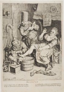 The Cupper by Cornelis Dusart