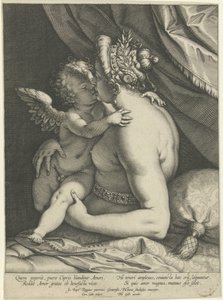 Venus Kissing Cupid by Cornelis Galle (I)