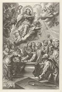 Ascension of Mary by Cornelis Galle (II)