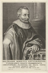 Portrait of Balthasar Moretus by Cornelis Galle (II)