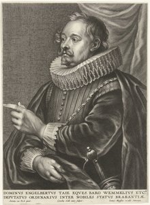 Portrait of Engelbert Tajé, Baron of Wemmel by Cornelis Galle (II)
