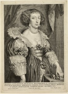 Henriette of Lorraine by Cornelis Galle II