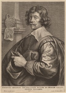 Joannes Meyssens by Cornelis Galle I after Sir Anthony van Dyck