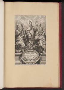 Title Page for Cornelii Iansenii ... Avgvstinvs by Cornelis Galle I after Sir Peter Paul Rubens