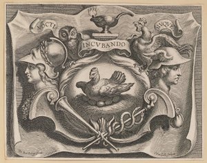 Vignette for the Title Page of Martinus Bonacina, Opera Omnia by Cornelis Galle I after Sir Peter Paul Rubens