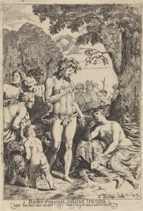 Bacchus Comforts Ariadne by Cornelis Holsteyn