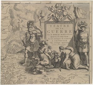Map of the Solms Region between Marburg and Frankfurt am Main in Germany (top right sheet) by Cornelis Huyberts