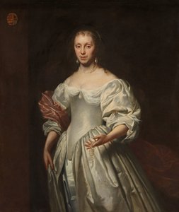 Portrait of Cornelia Craen van Haeften by Cornelis Janssens van Ceulen (II) (attributed to)