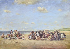 On the Beach by Cornelis Koppenol