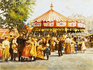 The Fairground by Cornelis Koppenol