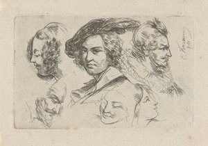 Study Sheet with Six Heads