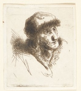 Old Woman with Fur Hat
