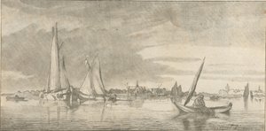 River View by Cornelis Ploos van Amstel (signed by artist)