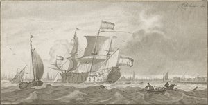 Warship on the IJ