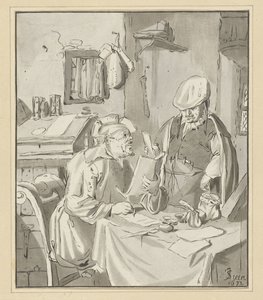 Writer of a Letter by Cornelis Ploos van Amstel