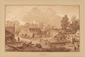Village with Pond