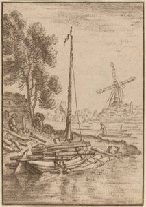 Winding River, 1761, published 1765 by Cornelis Ploos van Amstel