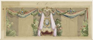 Design for the Festive Decoration on the Occasion of the Silver Wedding of J.C. van Pappelendam and Wife by Cornelis Springer