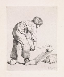 The Wood Splitter (Fourth Suite) by Cornelis Steffelaar
