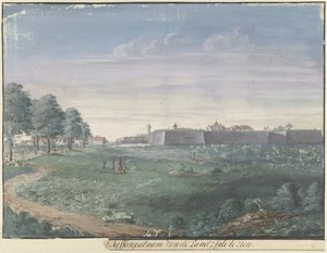 Fort Jaffnapatnam on Ceylon by Cornelis Steiger