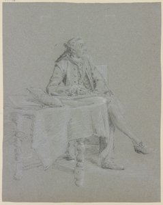 Cavalier Sitting at the Table by Cornelis Troost