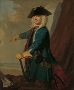 Gerrit Sichterman (1688-1730). Quartermaster-General of the Cavalry, Colonel of the Oranje-Groningen Infantry Regiment, Commandant of Grave by Cornelis Troost