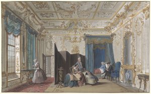 Maternity Room by Cornelis Troost