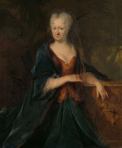 Portrait of Louise Christina Trip by Cornelis Troost