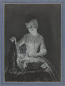 Sara Troost with Her Doll by Cornelis Troost