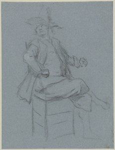 Seated Quaker, Three-Quarter to the Left with Turned Head