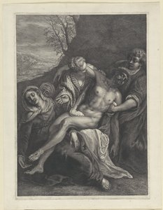 Lamentation of Christ by Cornelis Visscher (II)