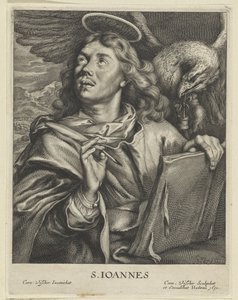 Evangelist John (title on object: S. IOANNES) (series title: Four Evangelists)