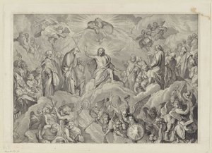Last Judgment (Upper Plate) by Cornelis Visscher (II)