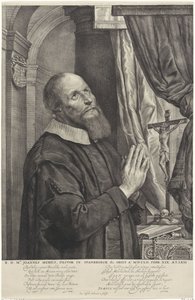 Portrait of Joannes van der Meer by Cornelis Visscher (II)